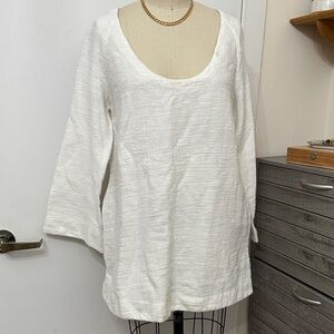 Free People Cream Tunic Top